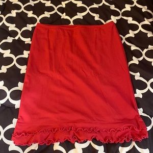 Women’s guess ruffled bottom skirt